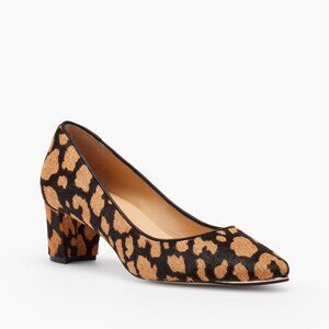 Talbots Kelsey Leopard Calfhair Pumps Size 7M